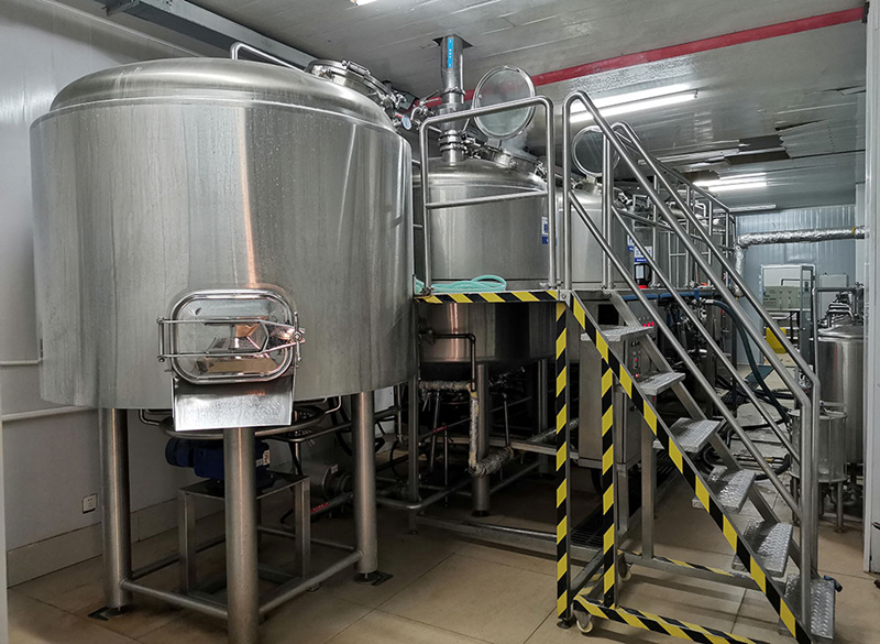 2000L 20HL 4vessels craft beer making machine sale well in restaurant  ZXF